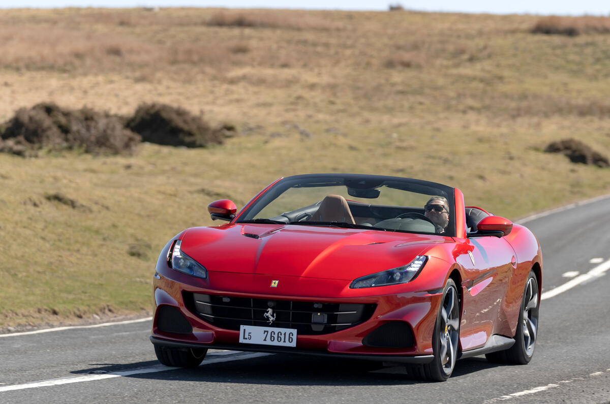 16 ferrari portofino m 2021 uk fd on road front 16 ferrari portofino m 2021 uk fd on road front
