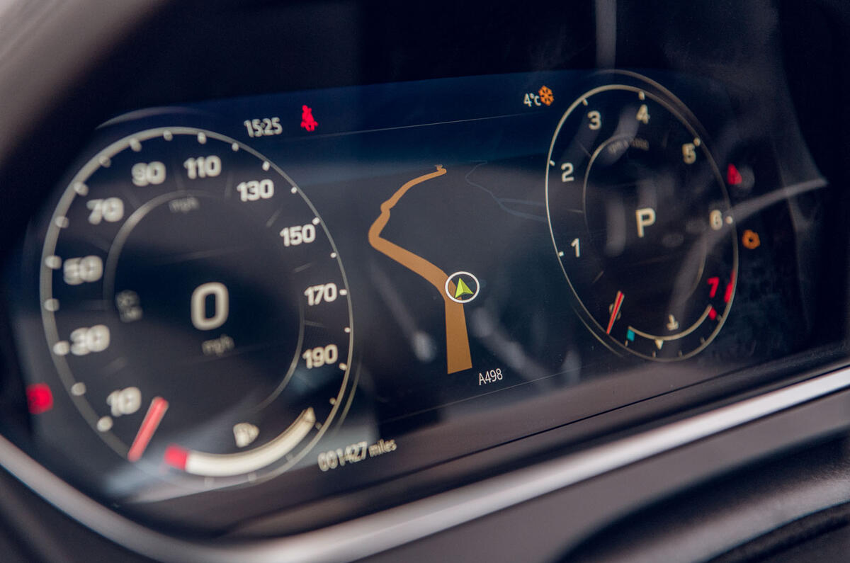 Jaguar F-Type 2020 road test review - instruments Jaguar F-Type 2020 road test review - instruments