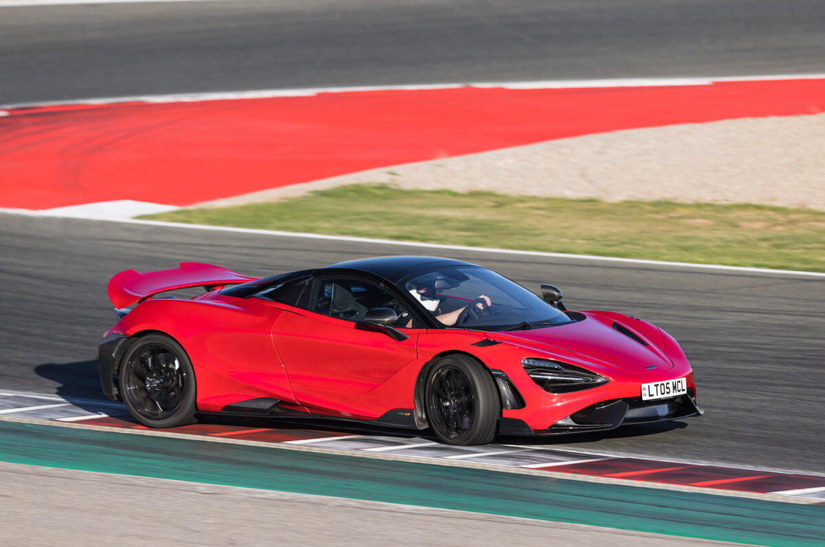16 McLaren 765LT spider 2021 first drive review cornering front