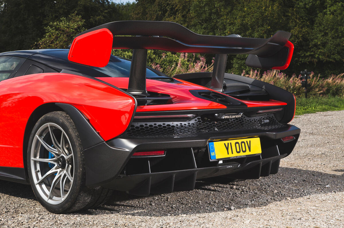 McLaren Senna 2018 road test review - rear end