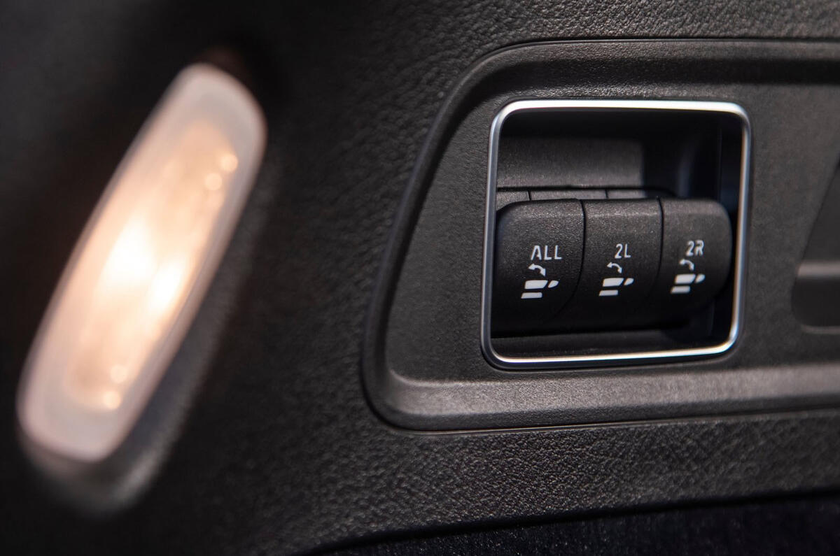 Mercedes-AMG GLS 63 2020 road test review - seat controls Mercedes-AMG GLS 63 2020 road test review - seat controls