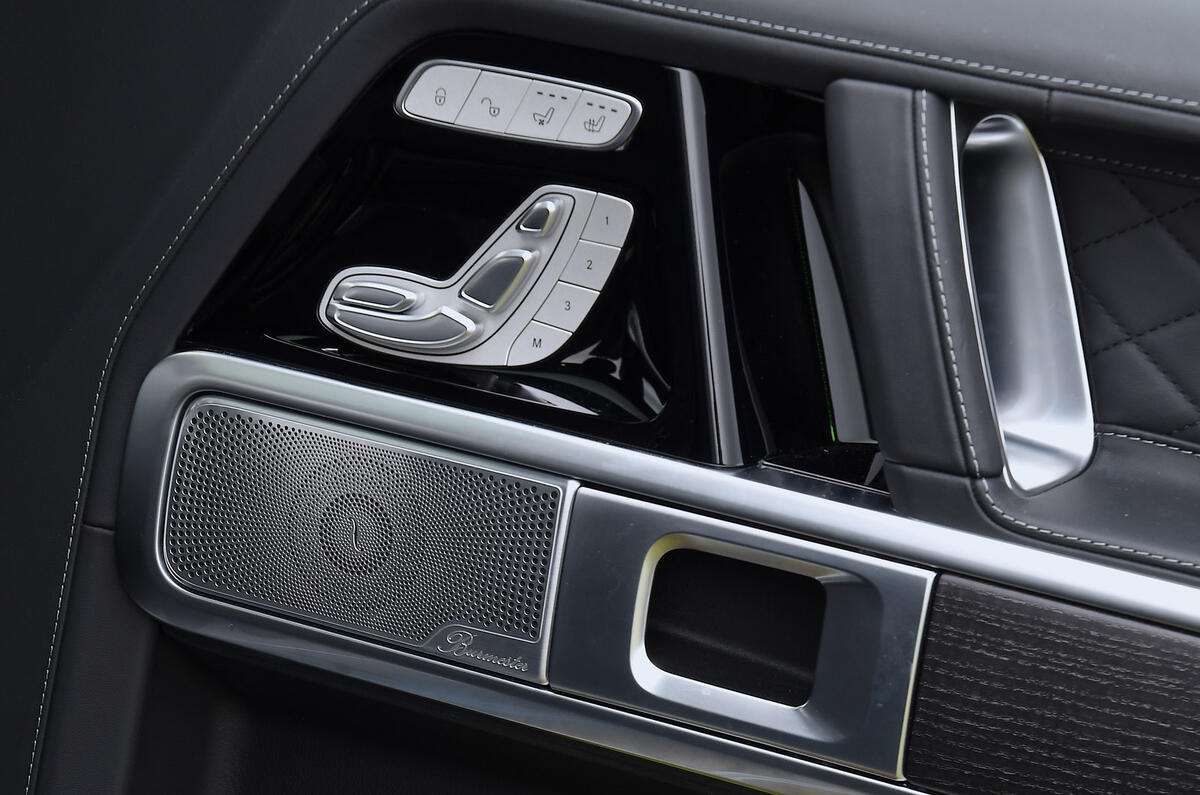 16 Mercedes G500 G Wagen 2024 review doorhandle and seat controls