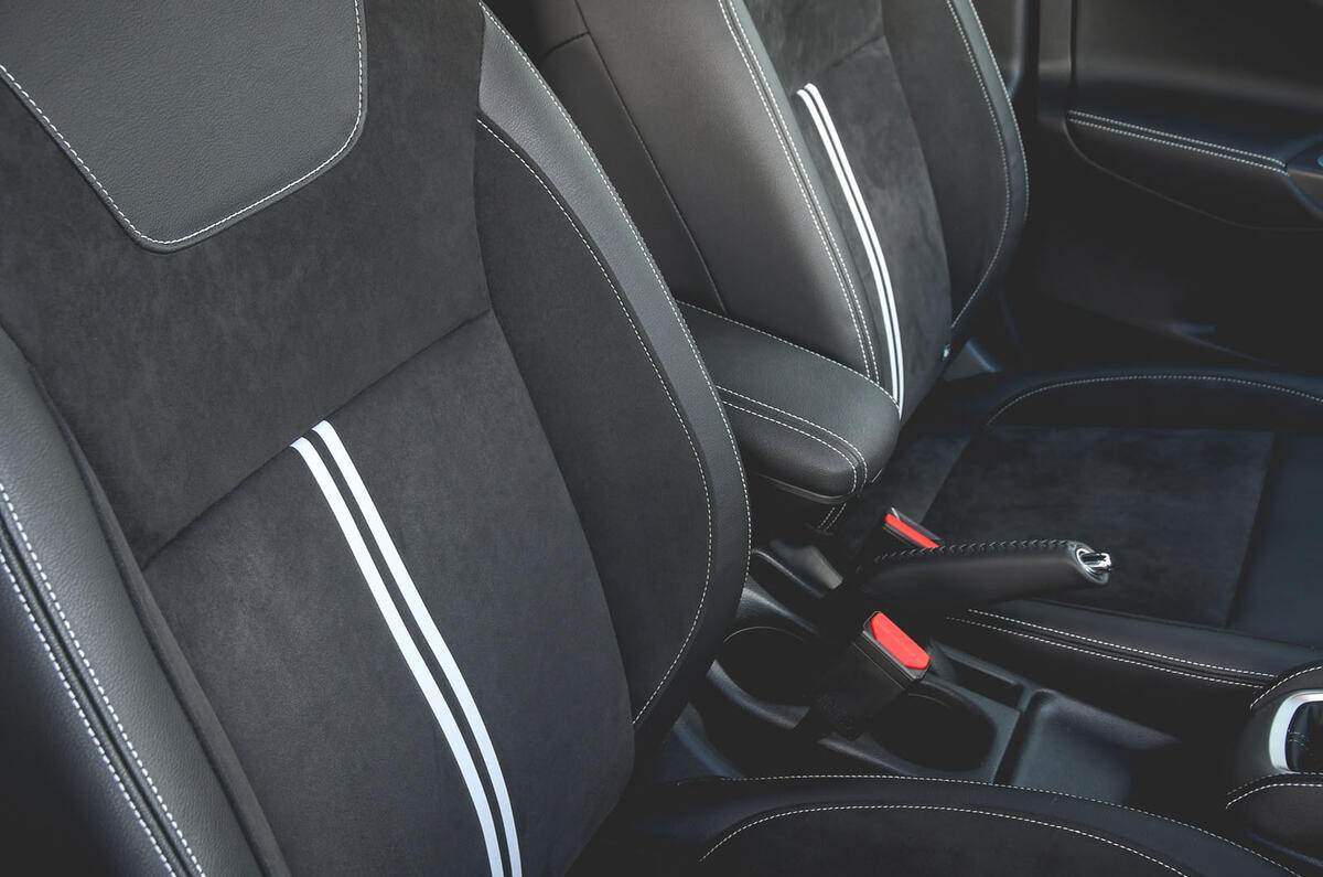 Nissan Micra N-Sport 2019 road test review - seat details