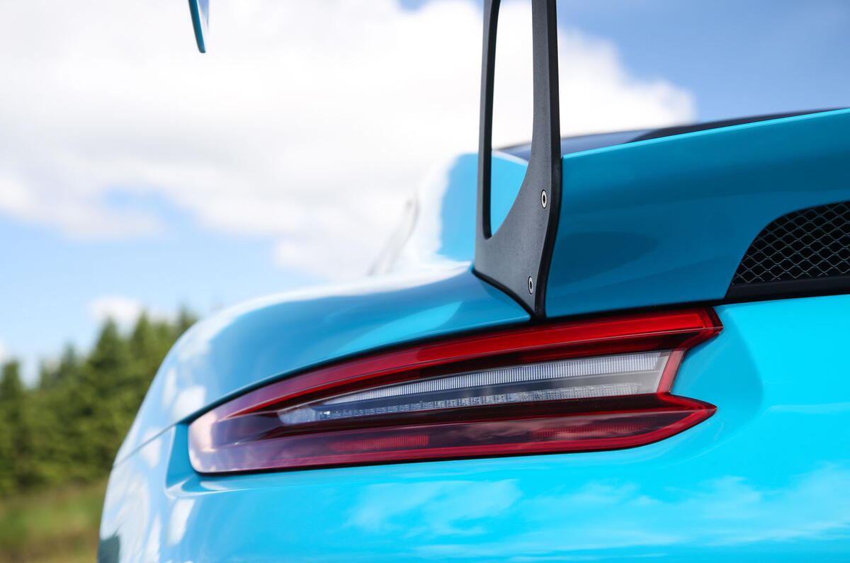 Porsche 911 GT2 RS 2018 road test review rear lights