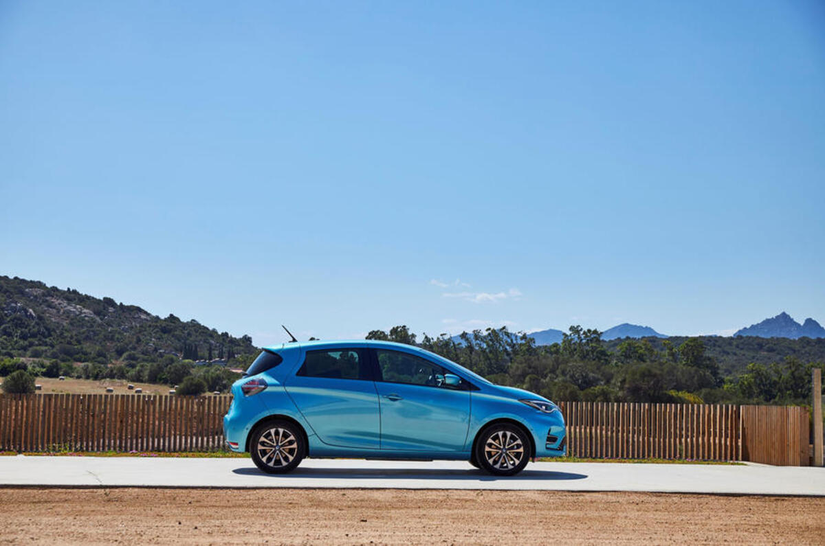 Renault Zoe 2020 road test review - static side