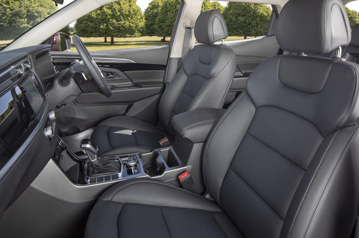 Ssangyong Korando 2019 road test review - front seats
