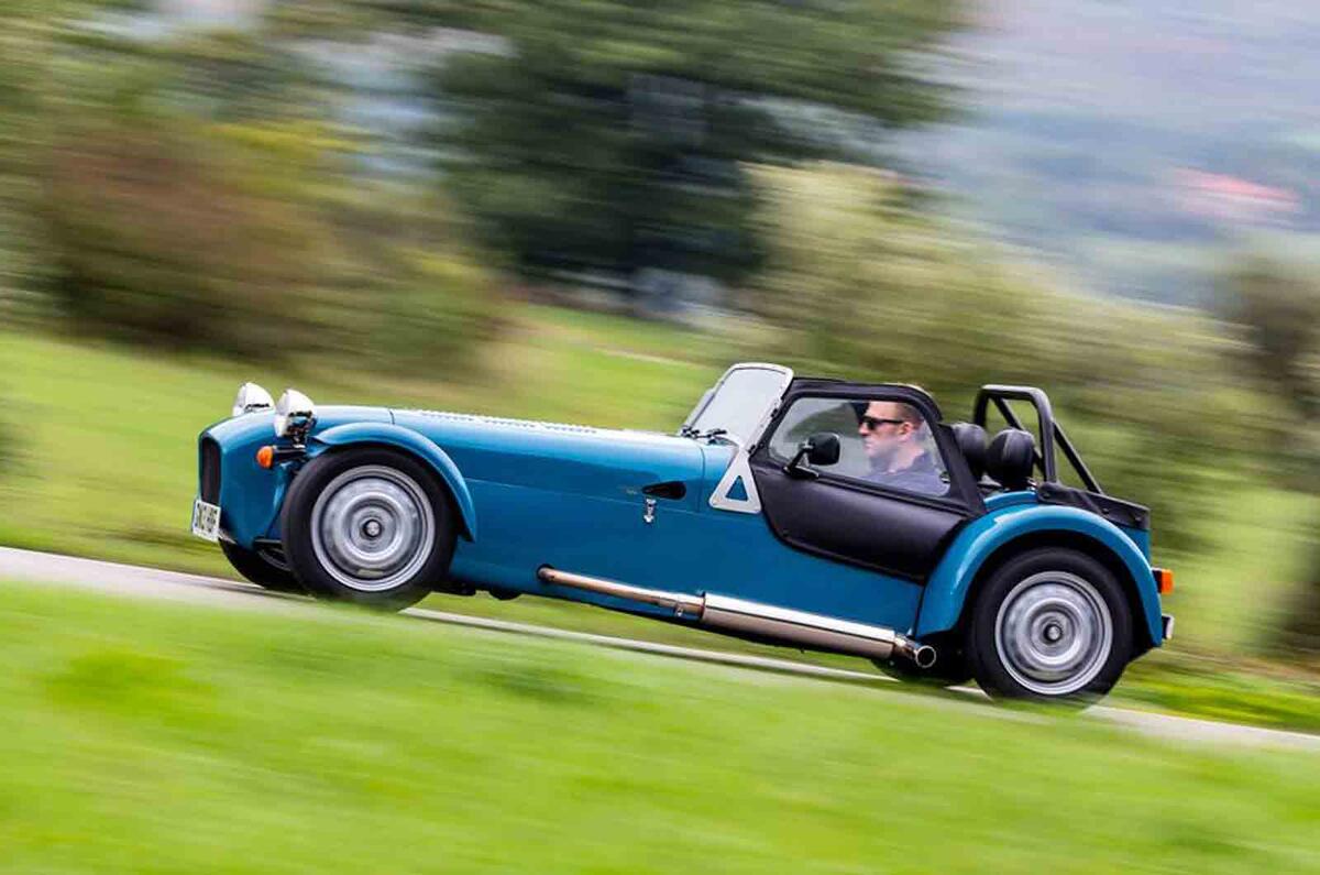 Caterham Seven 160 stars in Frankfurt
