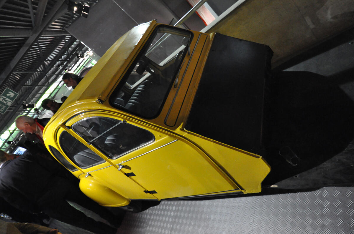 James Bond cars on display