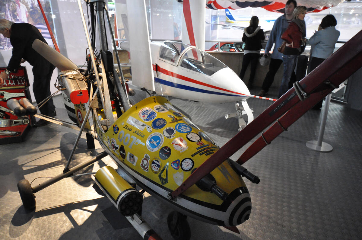 James Bond cars on display