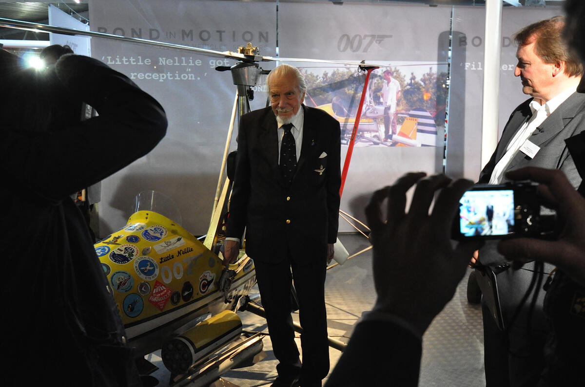 James Bond cars on display
