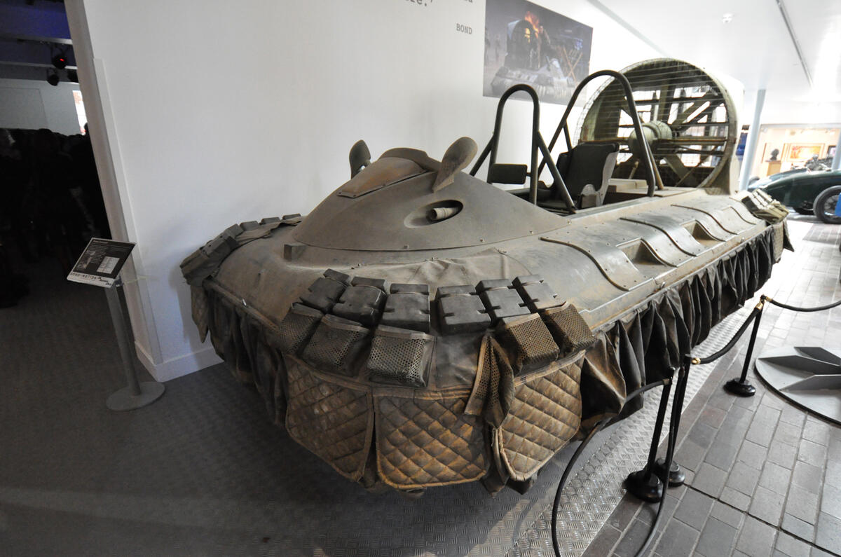 James Bond cars on display
