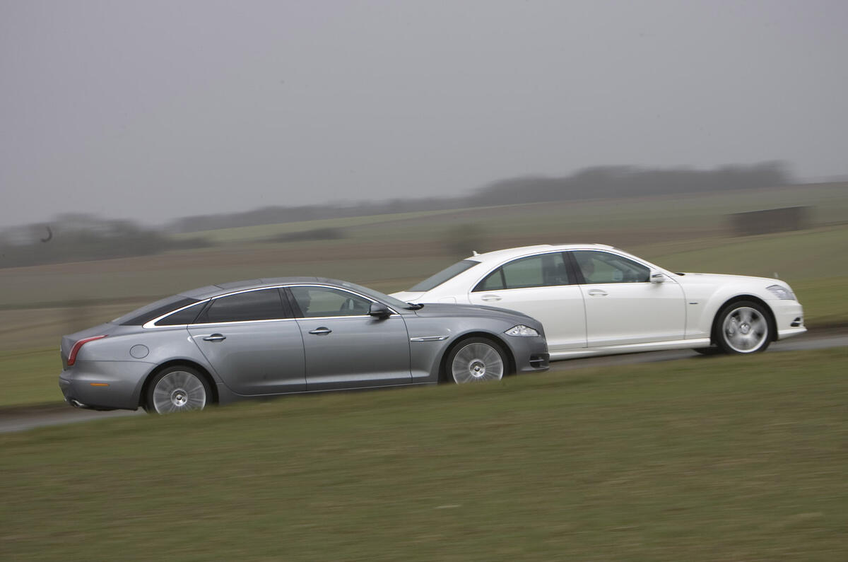 Jaguar XJ v Mercedes S-class