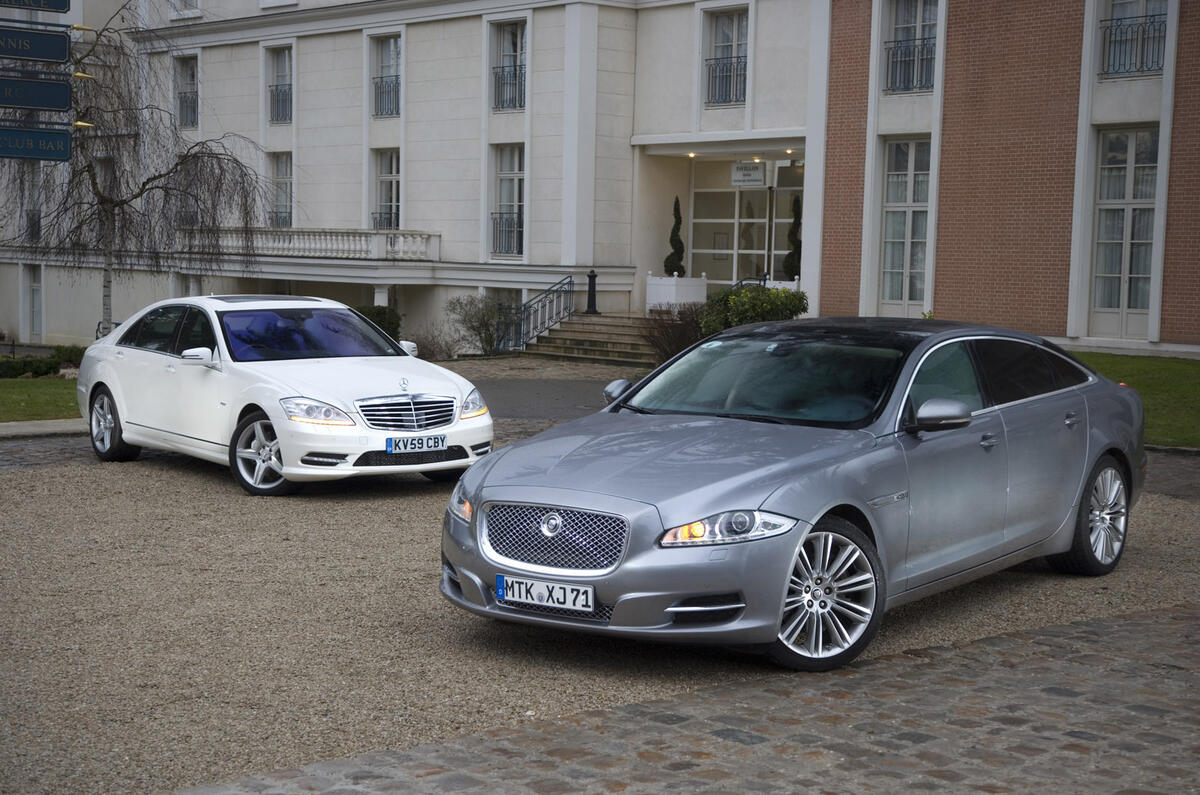 Jaguar XJ v Mercedes S-class