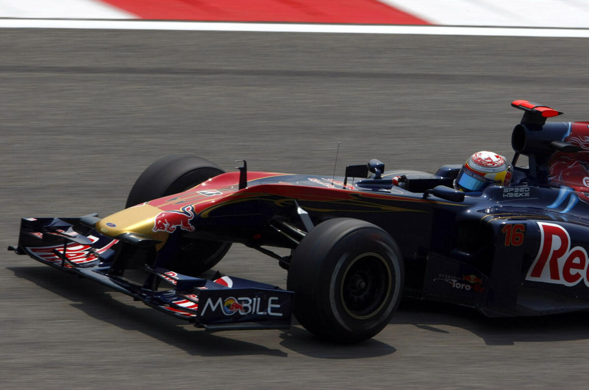 Hamilton fastest; Buemi crashes