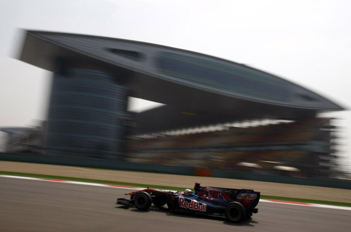 Hamilton fastest; Buemi crashes