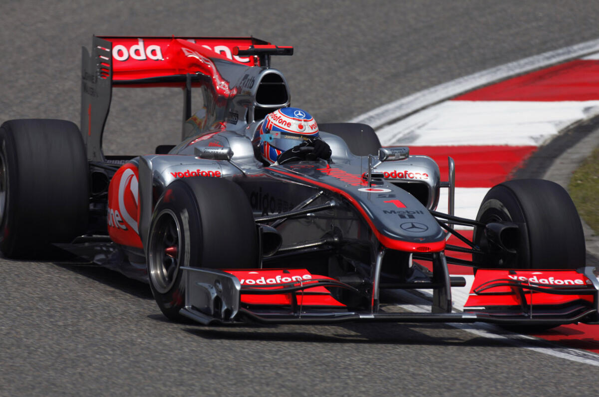 Hamilton fastest; Buemi crashes