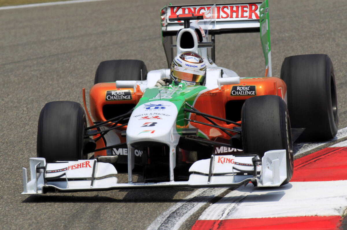 Hamilton fastest; Buemi crashes