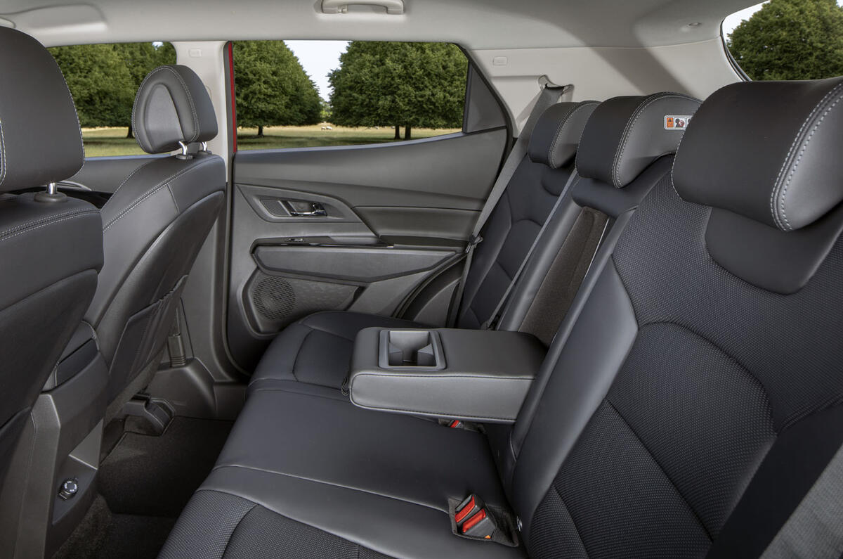 Ssangyong Korando 2019 road test review - rear seats