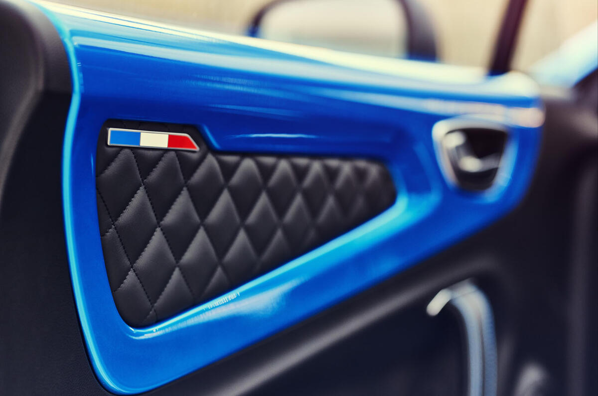 Alpine A110 2018 road test review door cards