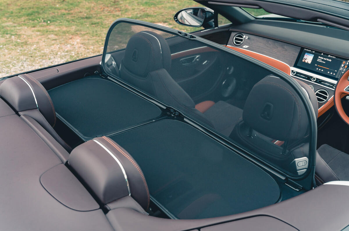 17 Bentley Continental GTC convertible RT 2023 wind deflector