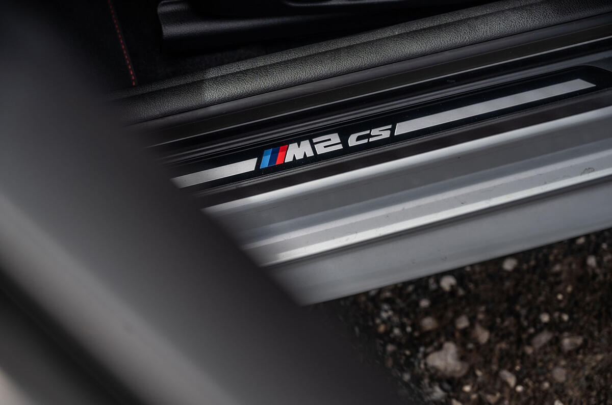 BMW M2 CS 2020 road test review - kick plates