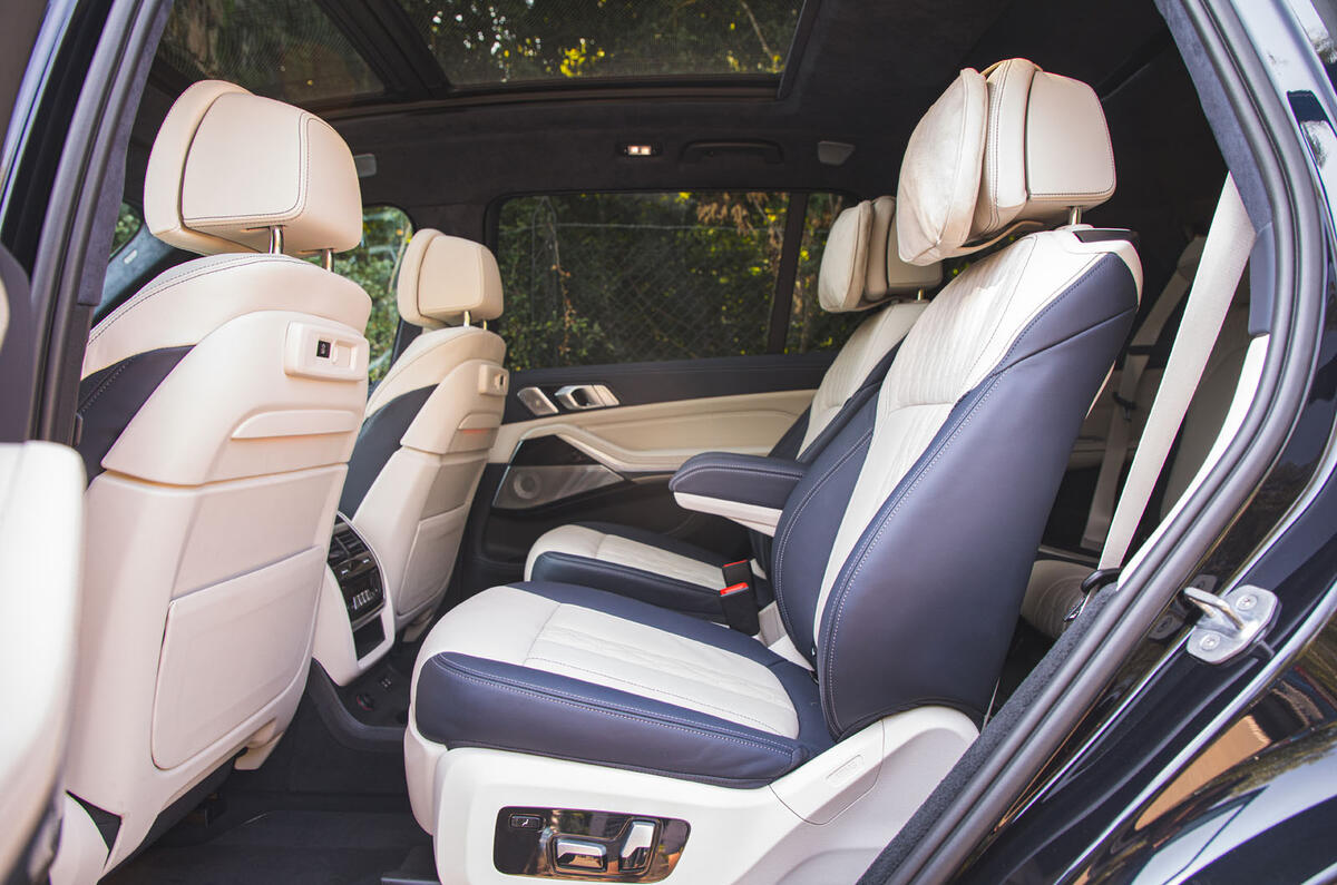 BMW X7 2020 road test review - middle row