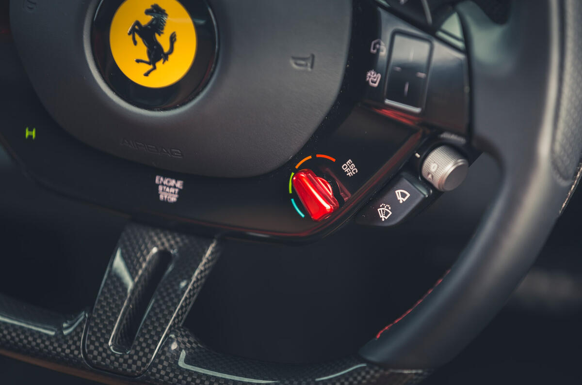 17 Ferrari SF90 Stradale 2021 road test review ESC controls