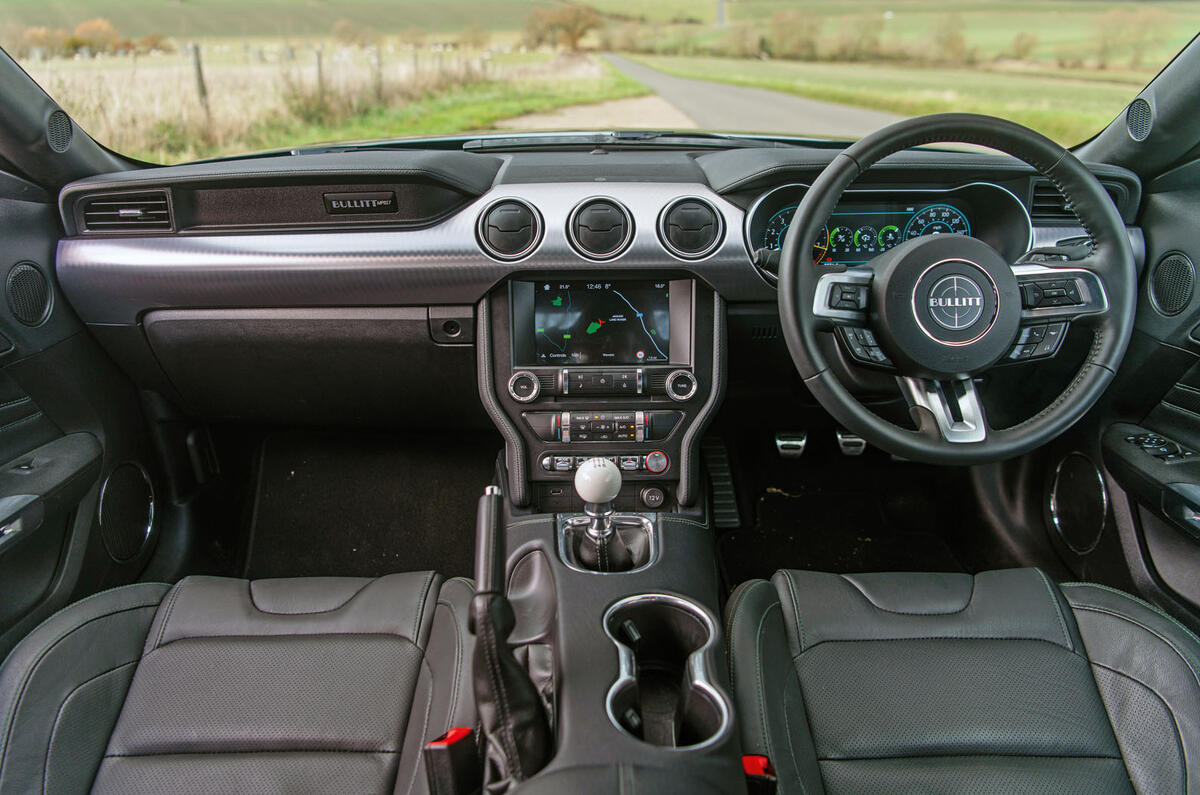 Ford Mustang Bullitt 2018 road test review - dashboard