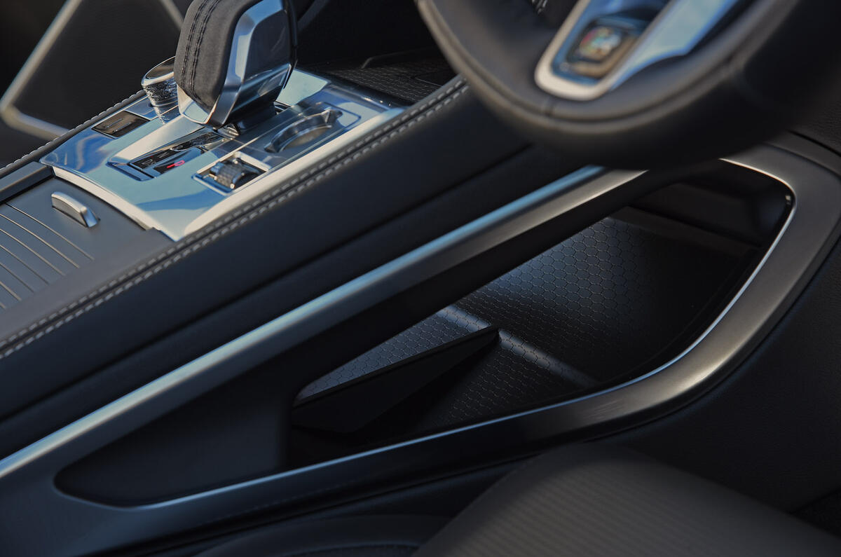 17 Jaguar F Pace P400e 2021 road test review centre console