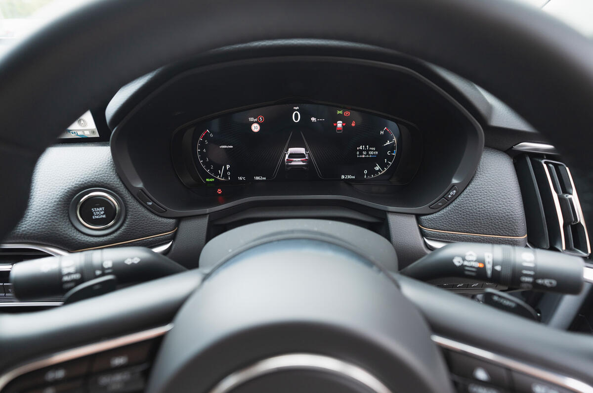 17 Mazda CX60 RT 2023 guage cluster i activsense view