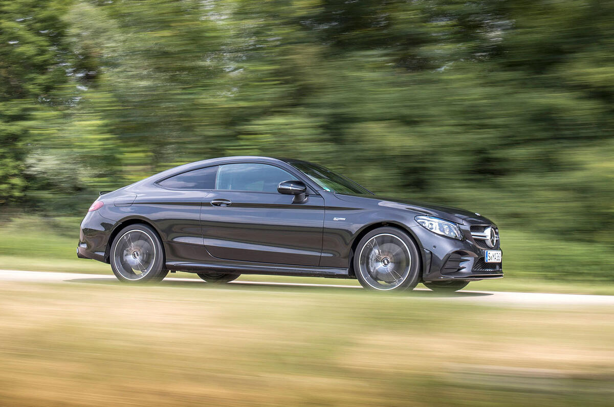 Mercedes-AMG C43 Coupe 2018 road test review on the road right