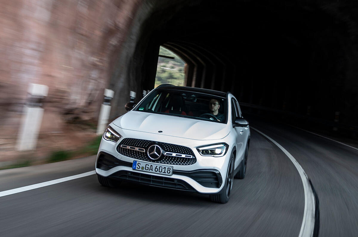 Mercedes-Benz GLA 2020 road test review - cornering Mercedes-Benz GLA 2020 road test review - cornering