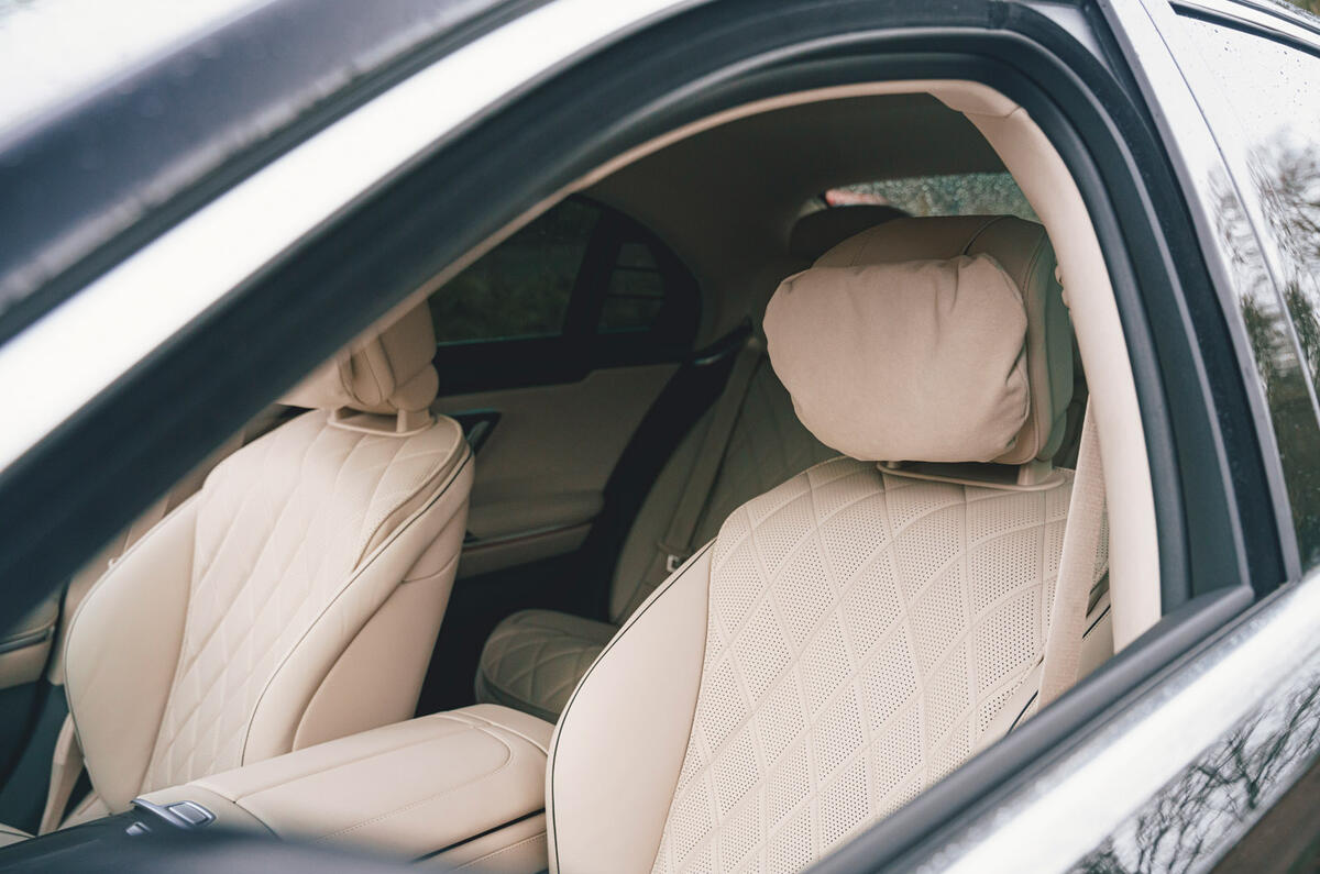 17 Mercedes Benz S Class 2022 road test review front seats