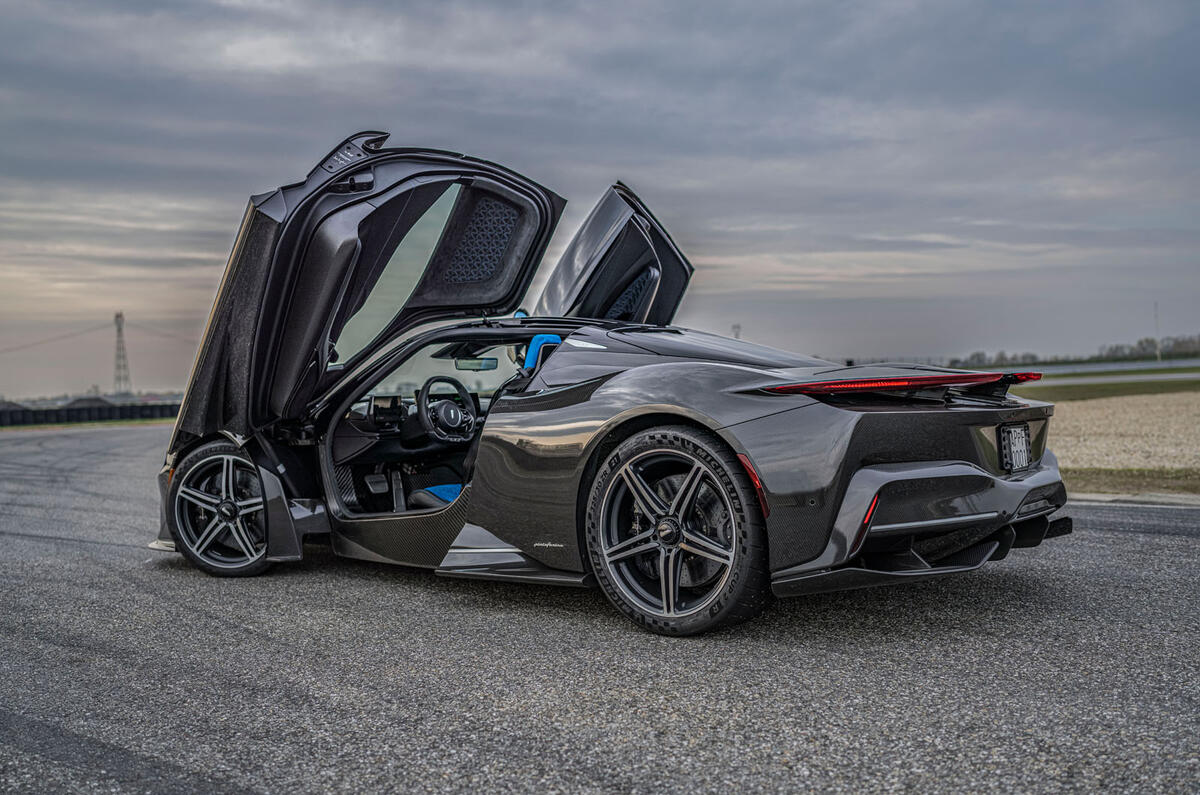 17 Pininfarina Battista 2021 first drive review static rear 17 Pininfarina Battista 2021 first drive review static rear