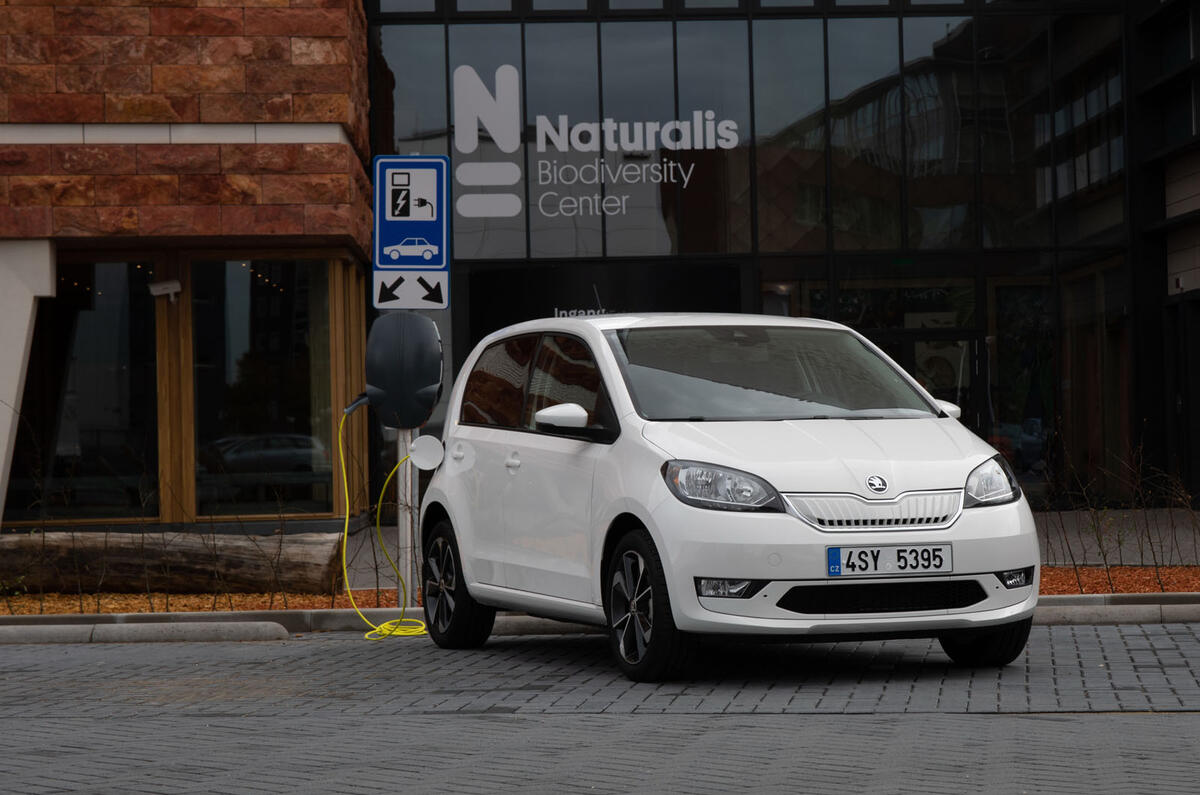 SKoda Citigo-e IV 2020 road test review - static front SKoda Citigo-e IV 2020 road test review - static front