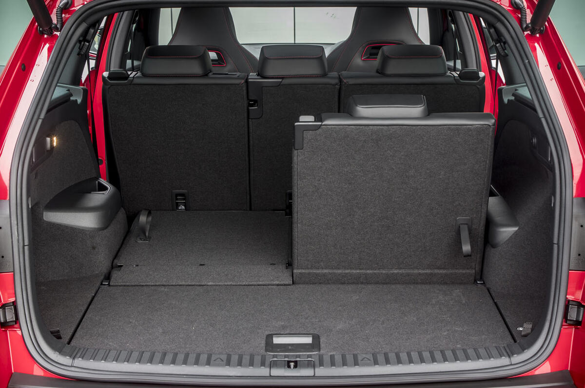 Skoda Kodiaq vRS 2019 road test review - boot space