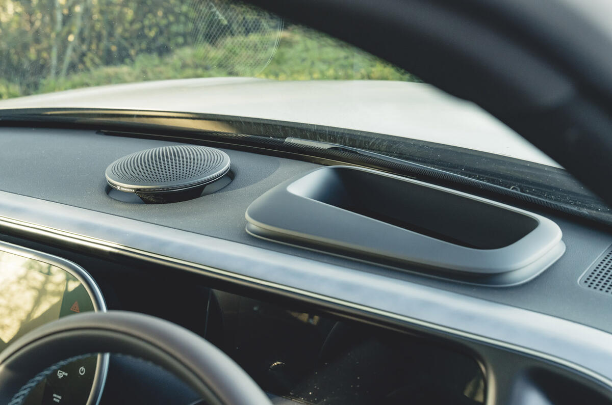 17 Smart #5 Premium 2026 Autocar road test review HUD mushroom speaker