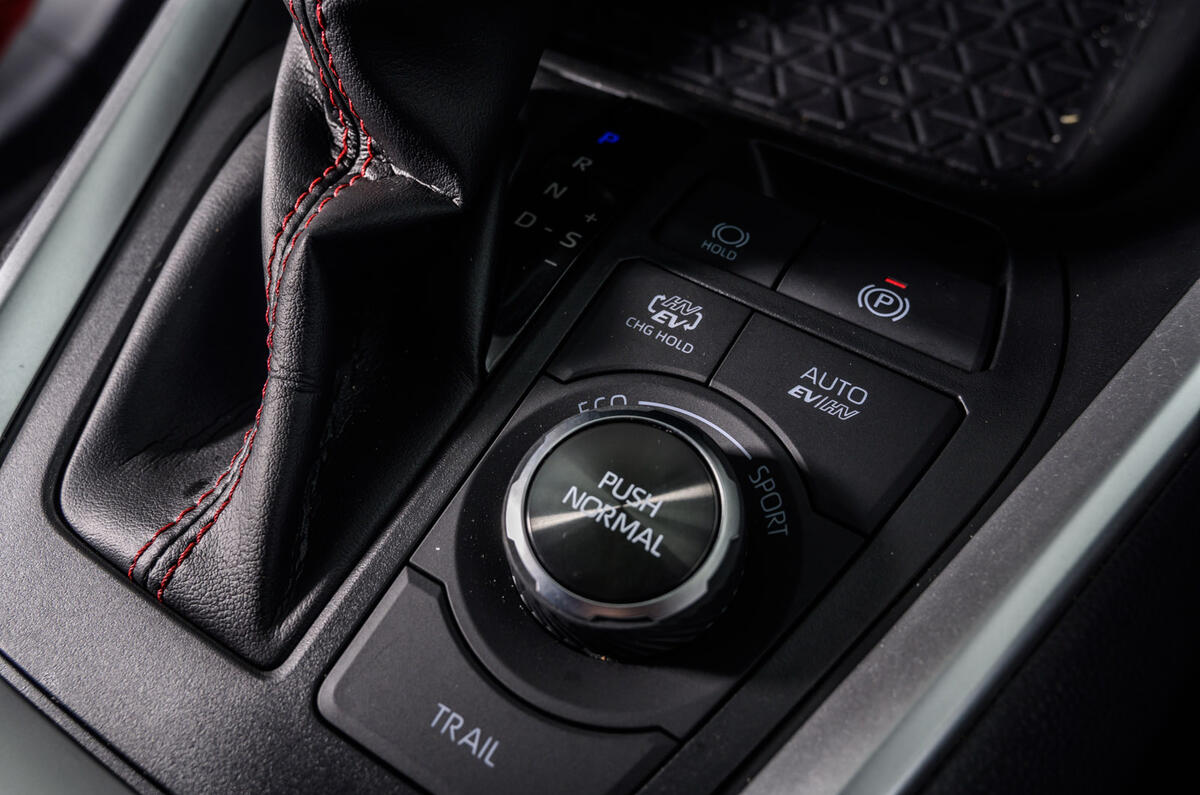 17 Suzuki Across 2021 road test review drive mode dial