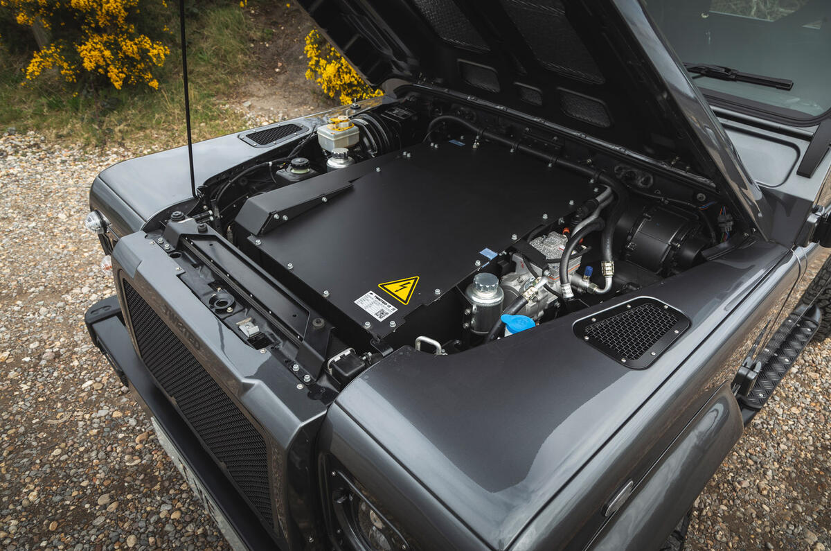 17 Twisted Defender EV 2022 UK first drive review motor