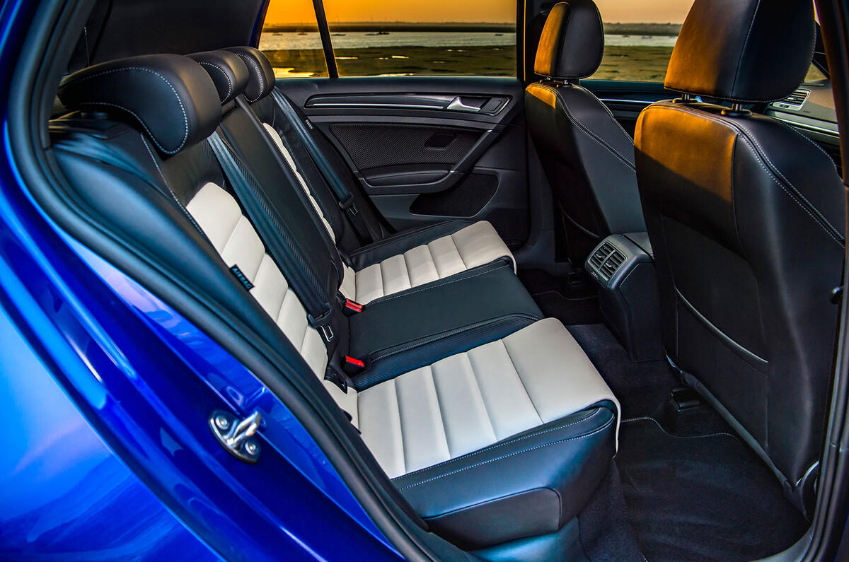 Volkswagen Golf R 2019 road test review - rear seats
