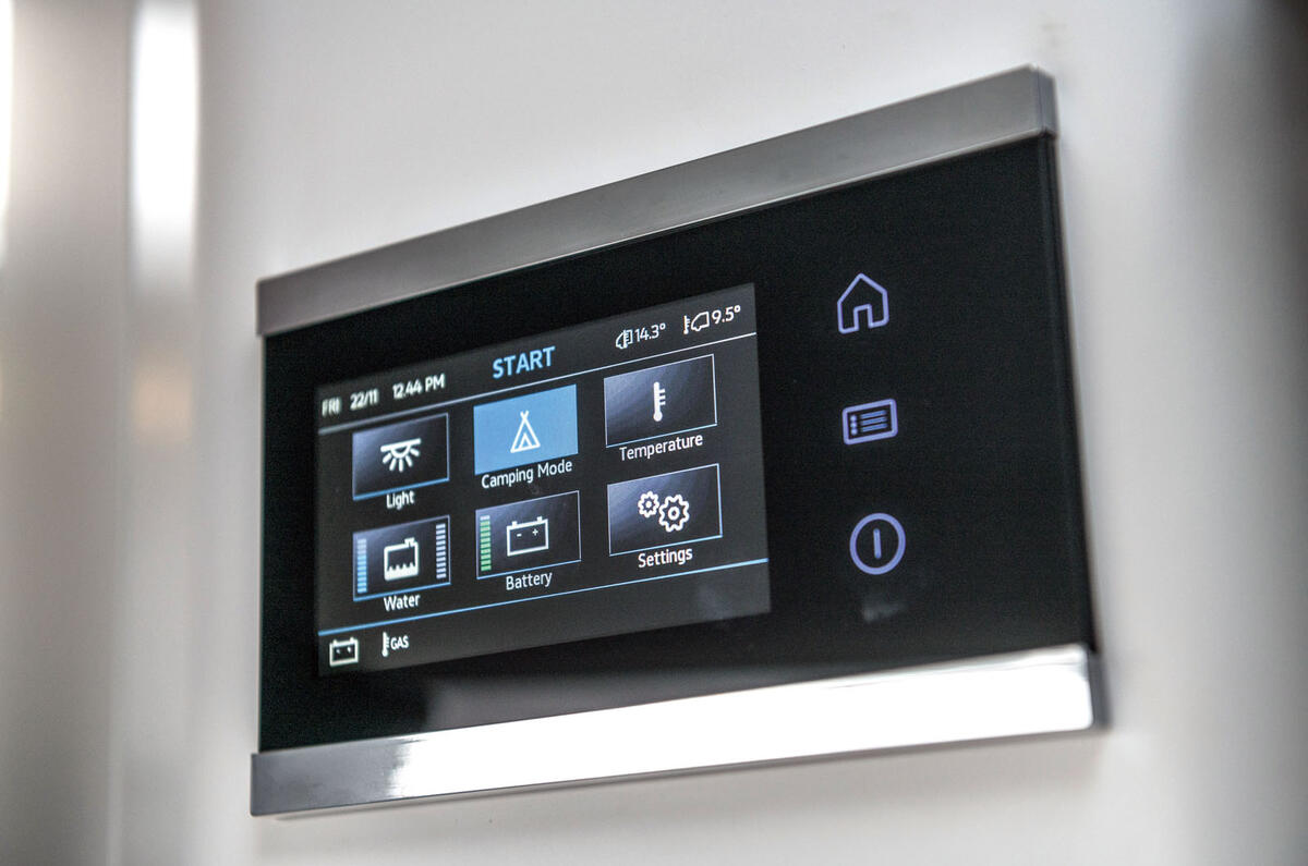 Volkswagen Grand California 2020 road test review - control panel