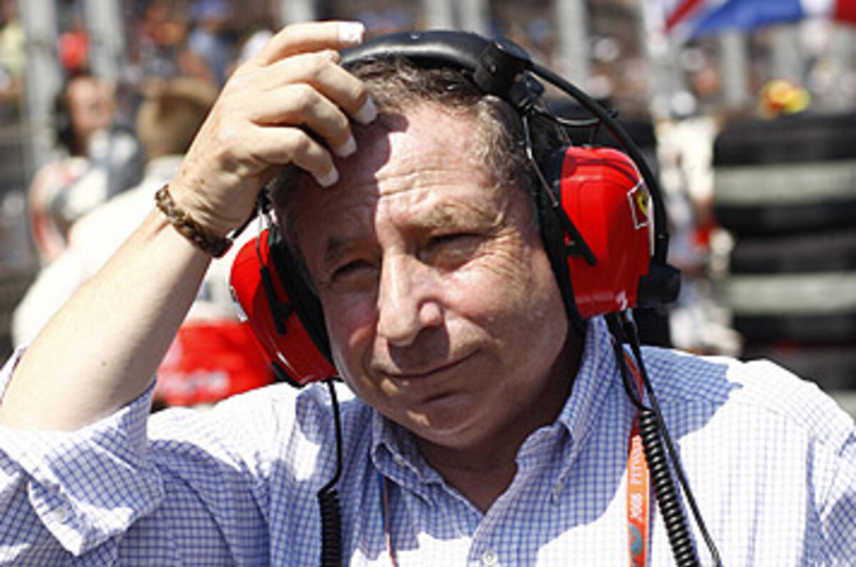 Todt: 'F1 must change'