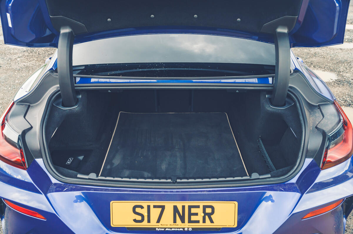 18 Alpina B8 Gran Coupe 2021 road test review boot