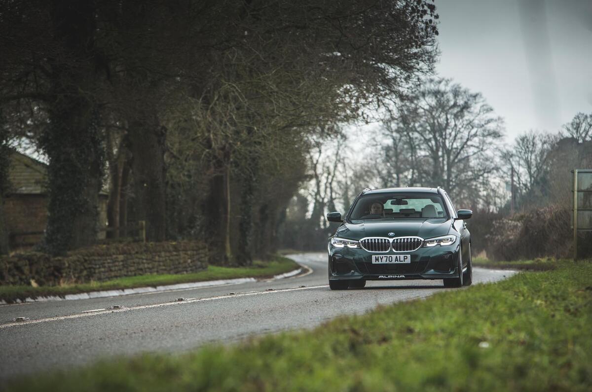 18 alpina d3 touring 2021 uk first drive review on road front 18 alpina d3 touring 2021 uk first drive review on road front