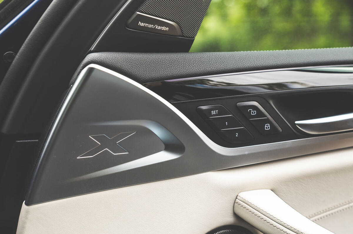 Alpina XD3 2019 UK road test review - door cards