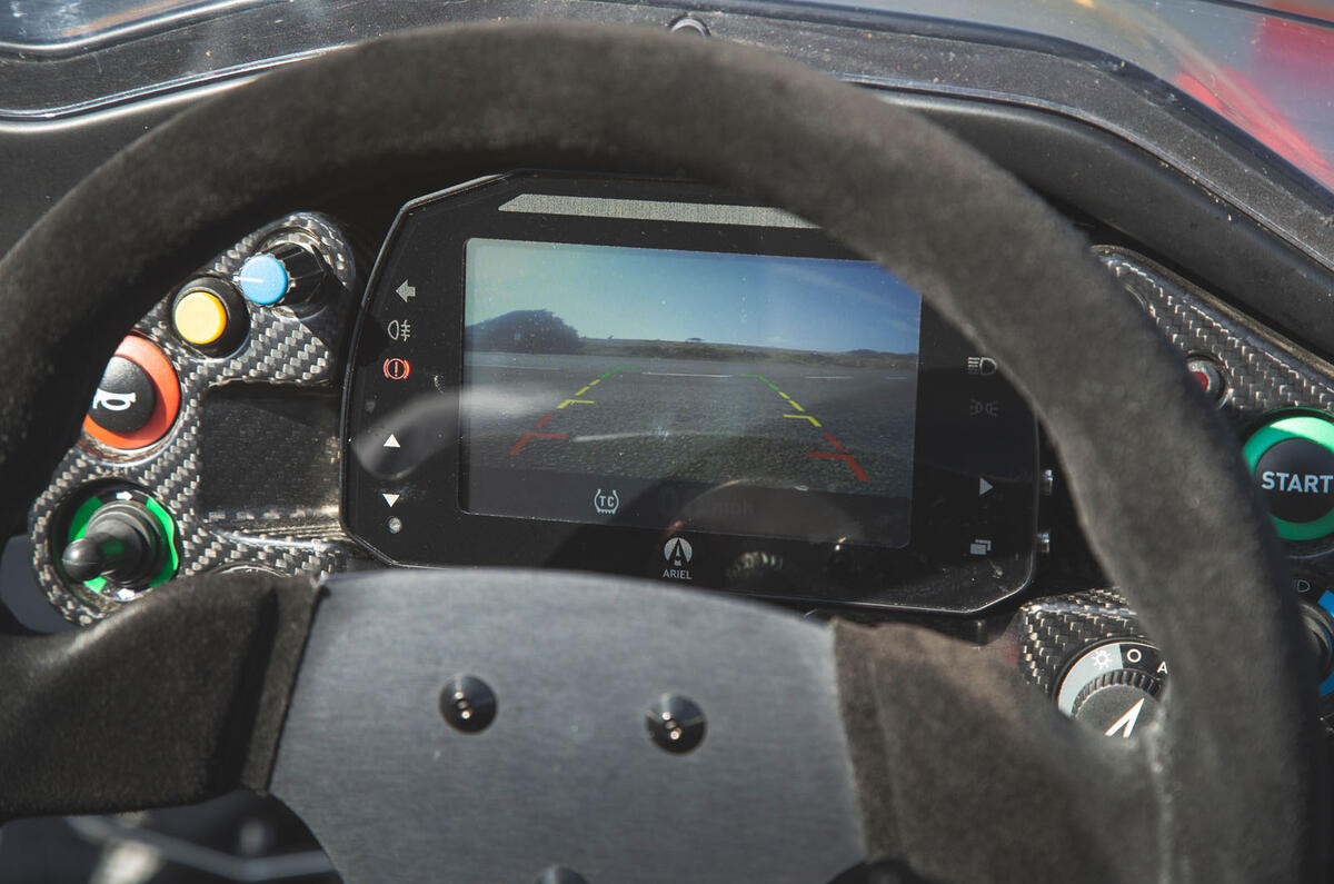 Ariel Atom 4 2019 road test review - reversing camera