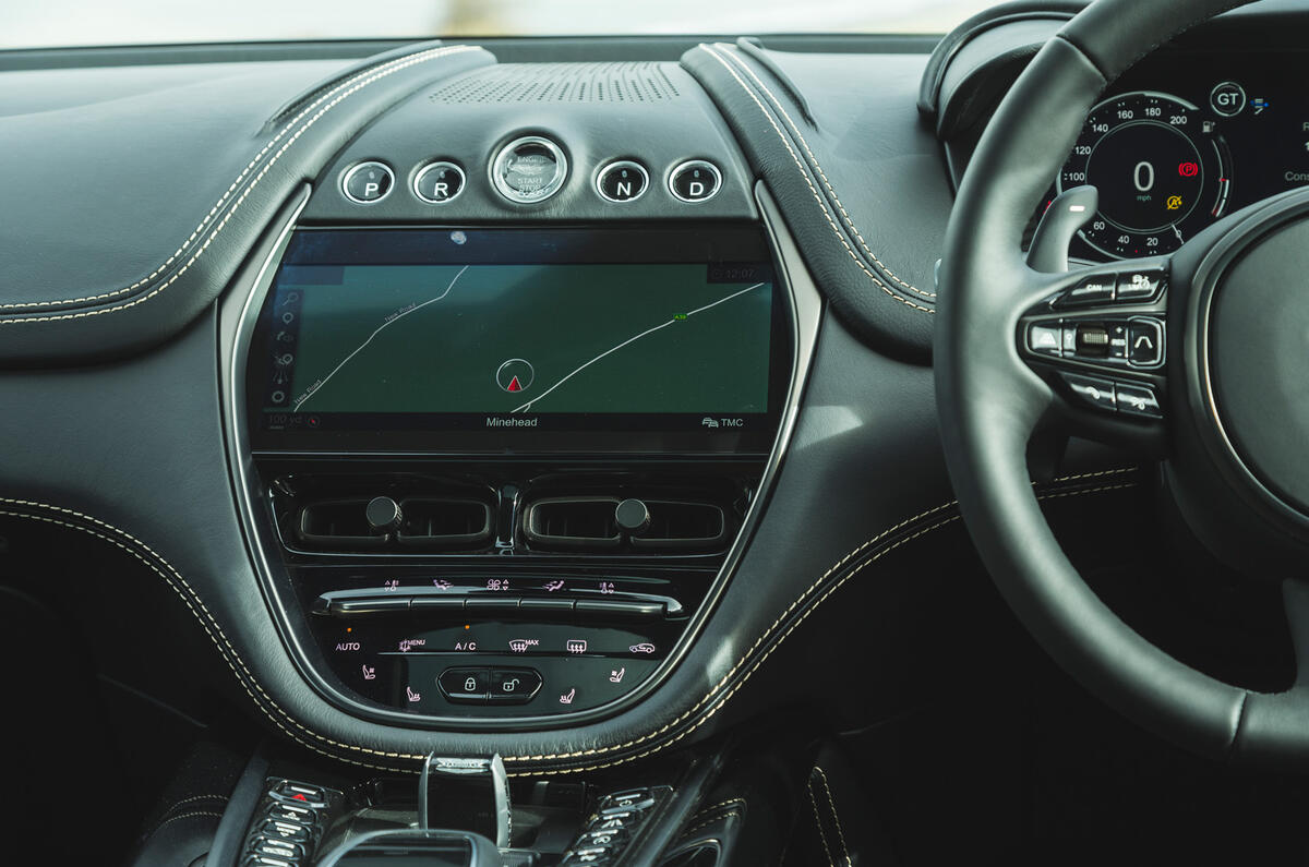 Aston Martin DBX 2020 road test review - infotainment