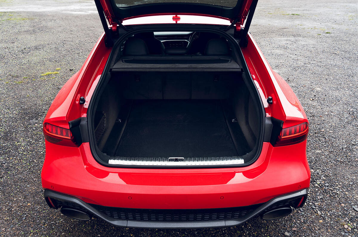 Audi RS7 Sportback 2020 road test review - boot Audi RS7 Sportback 2020 road test review - boot