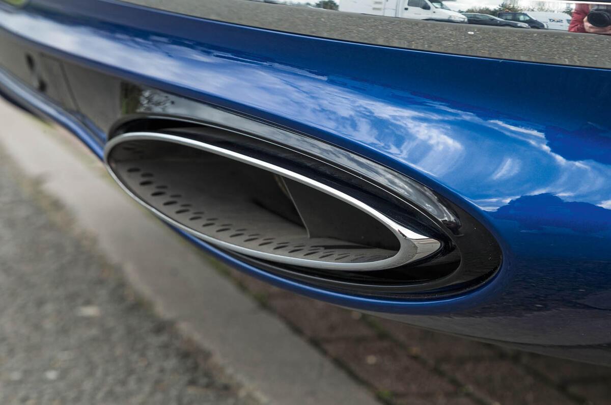 Bentley Continental GT 2018 Autocar road test review exhaust
