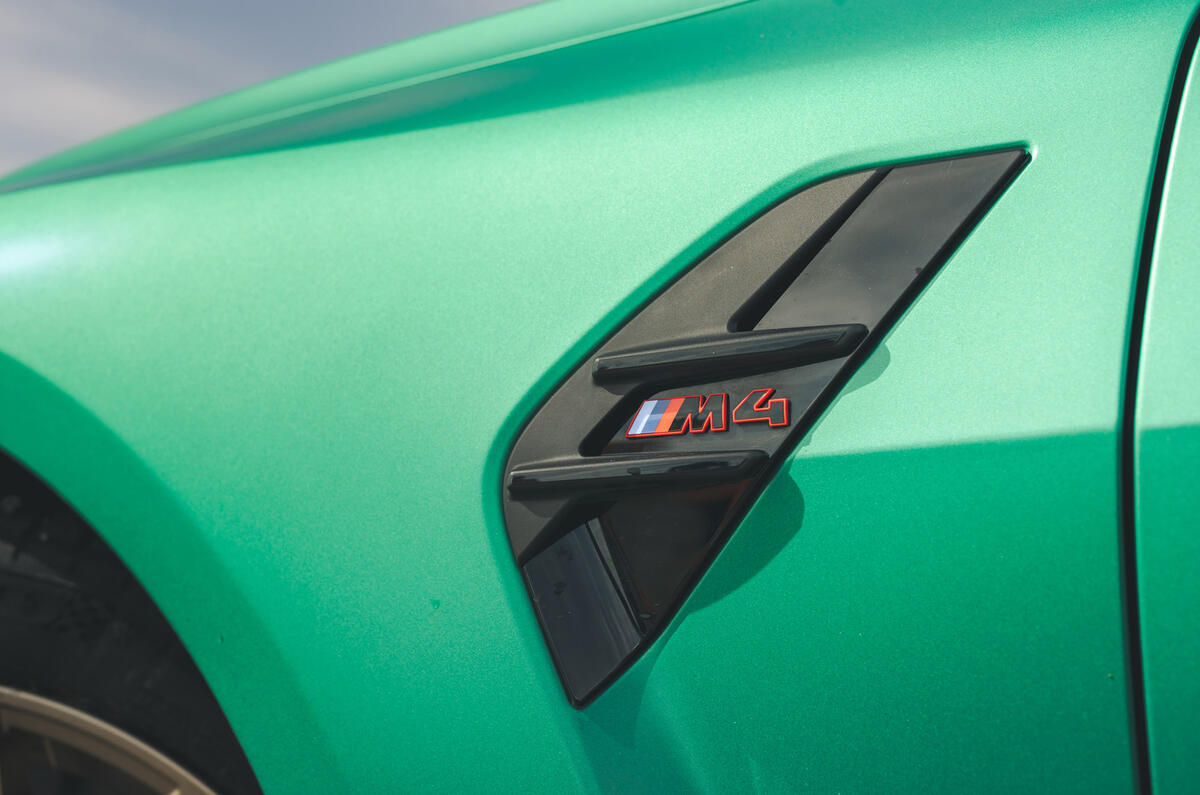 18 BMW M4 CS 2025 review flank vent 18 BMW M4 CS 2025 review flank vent